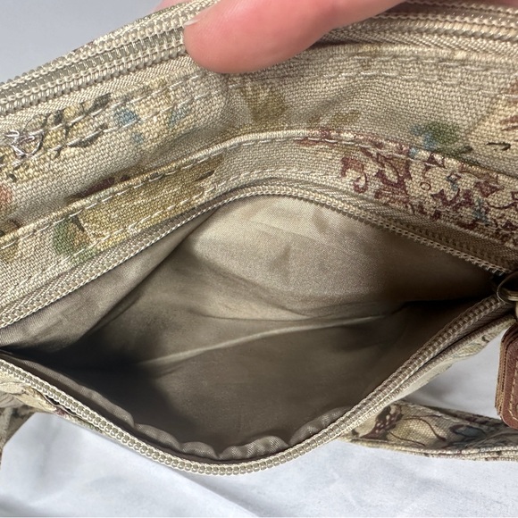 Vintage Floral Tapestry Crossbody Bag Boho Cottagecore - Picture 6 of 7